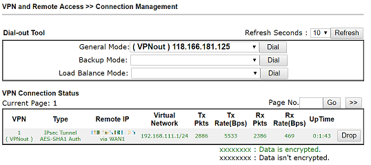 скриншот DrayOS VPN Online Status